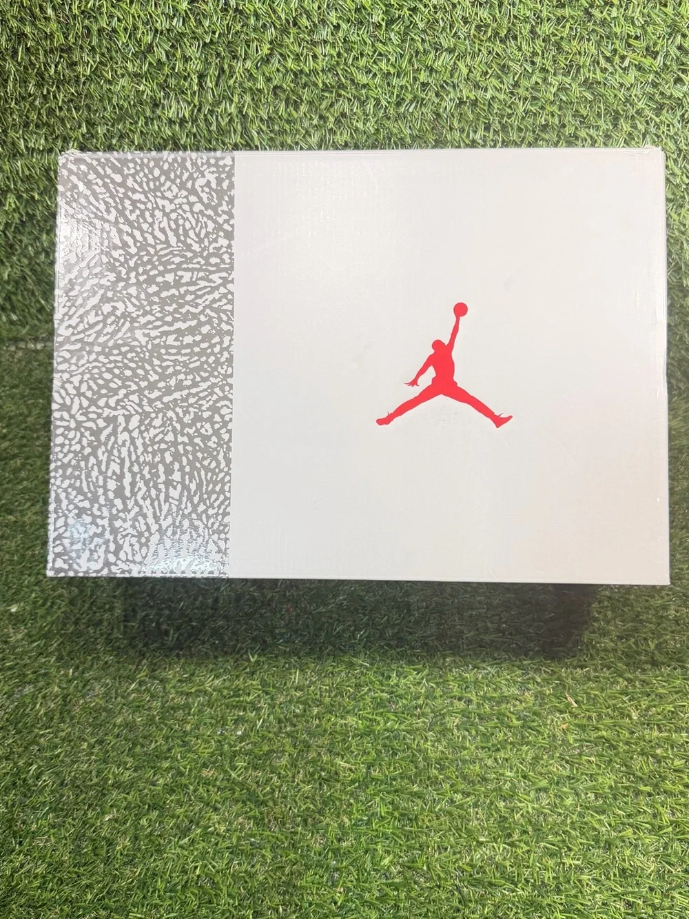 Box Only Nike Air Jordan 3 Retro Cool Grey 2021 Size 8 With Paper Trees